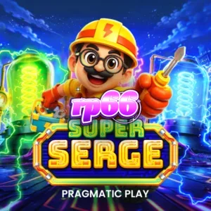 Robot electrician protagonist in Super Serge slot game